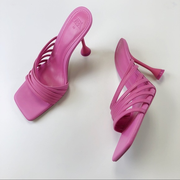 Zara Shoes - 𝅺Zara Barbie pink strappy sandal Women’s Size 9.5